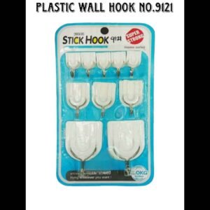 Plastic wall Hook No.9121 (10 Pc Set)