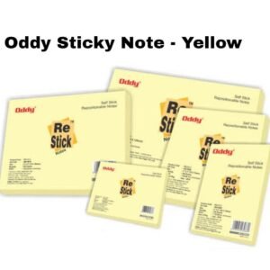 Oddy Re-Stick Note Yellow Code - RS 3X5