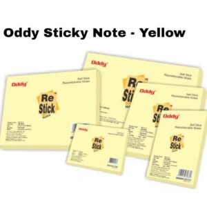 Oddy Re-Stick Note Yellow Code - RS 3X3