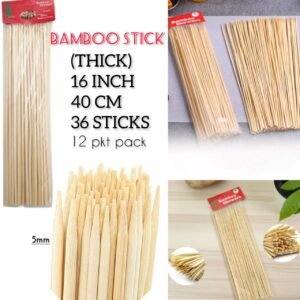 Bamboo Stick 4mm (Thick) - 40cm (16 Inch)