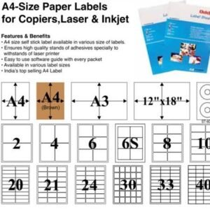 Oddy Size - A4 Paper Labels No. ST-48A4100