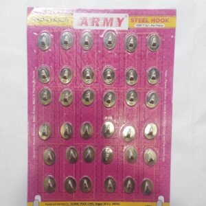 Army Steel Small Hook (36 pc card)