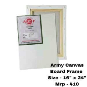 Army Canvas Board 16''x24'' Inch With Frame