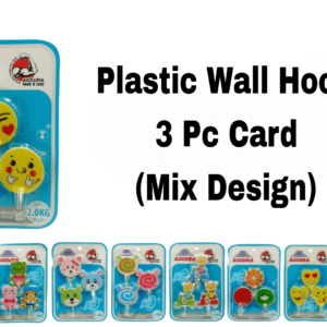 Plastic Wall Hook (3 Pc Card)