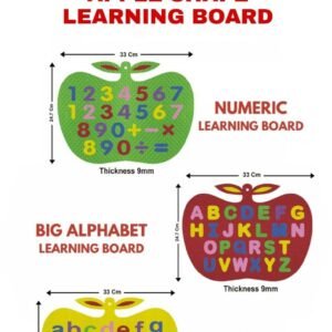 Toyz Villa Eva Apple Shape Learning Board