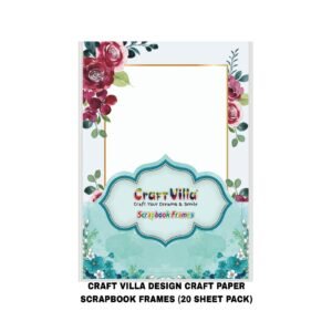 Craft Villa A/4 Designer Craft Papers-Scrapbook Frames