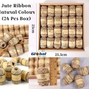 Jute Ribbon –Natural Colour (24 Pcs)