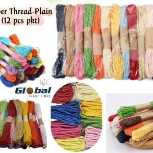 Paper Thread-Plain (12 Pcs)