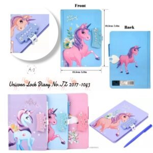 Unicorn Diary With Lock No.JZ 2017-1043