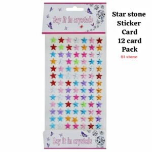 Star Stone Sticker Card M/C (91 Stones)