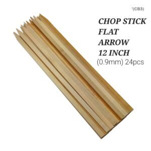 Chop Stick Flat Arrow 9mm – 30cm (12 Inch)