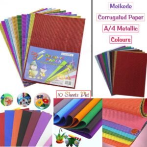 Meikede Corrugated Paper A/4 Metallic Colours